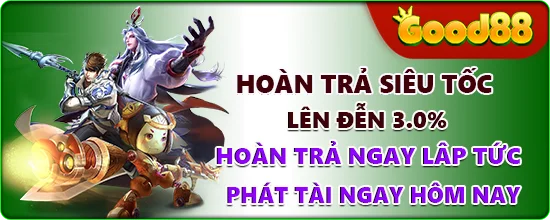 hoàn trả siêu tốc 3%